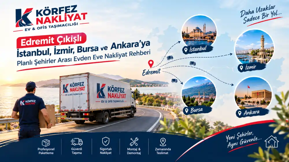 Edremit'ten İstanbul, İzmir, Bursa ve Ankara'ya Şehirler Arası Nakliyat Rehberi